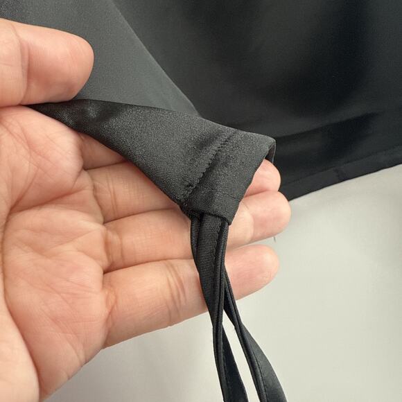 The Drop Women's Tanya Shirred-Neck Bubble Tank Black-Medium With Tag *READ... - Picture 8 of 14